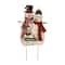Glitzhome® 30" Metal Christmas Snowman Family Yard Stake